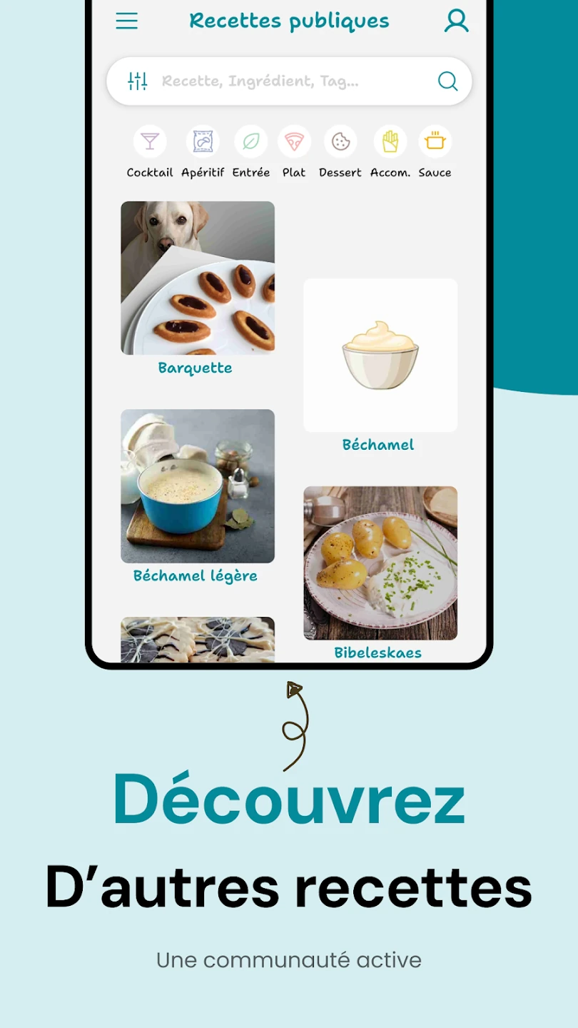 Découvrez les recettes publiques de la communauté